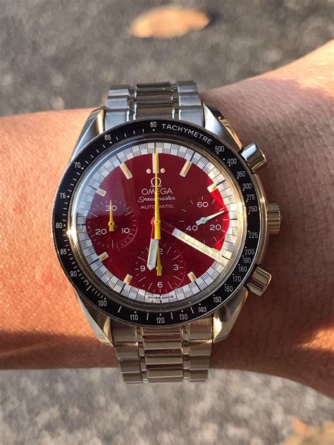 omega speedmaster schumacher replica|omega speedmaster michael schumacher edition.